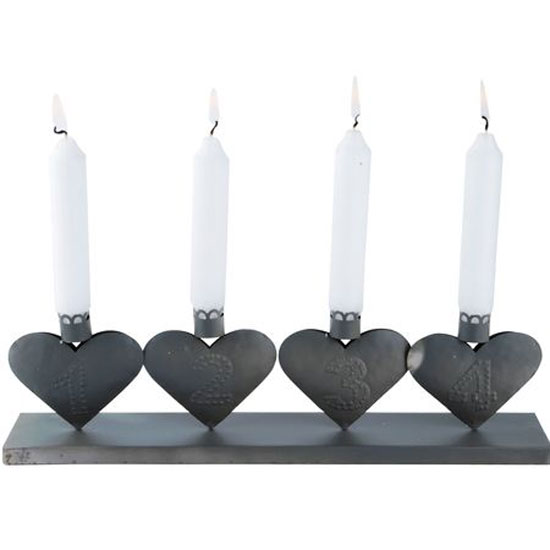Scandi candle holder from Nordic House | candelabra | country | Country Homes & Interiors