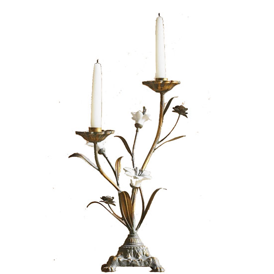 Gilt candelabra from Graham & Green | candelabra | country | Country Homes & Interiors