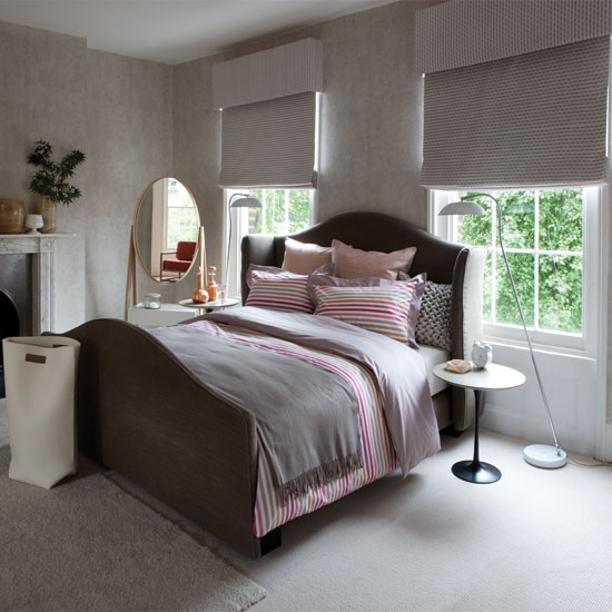 Rich textured bedroom