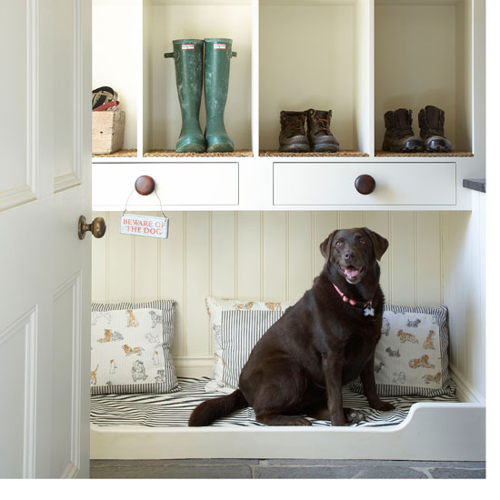 Utility room dog bed | utility room | country | Country Homes & Interiors