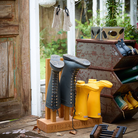 Stash footwear in style | utility room | country | Country Homes & Interiors