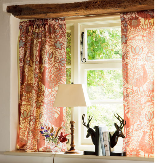 Dress a cottage window Dress a cottage window | curtains | country | Country Homes & Interiors