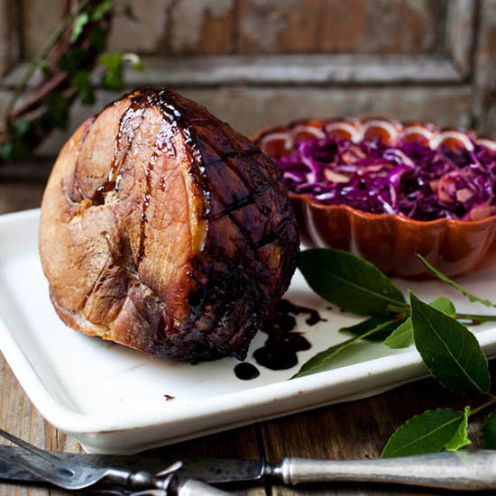 Serve this ale-baked ham on Christmas Eve