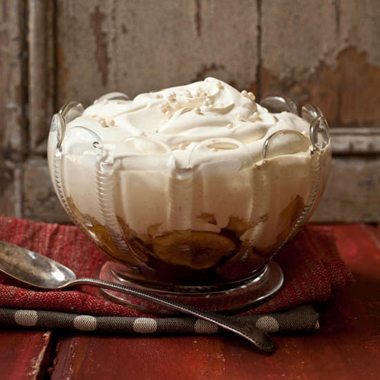This indulgent trifle features layers of fresh figs steeped in marsala
