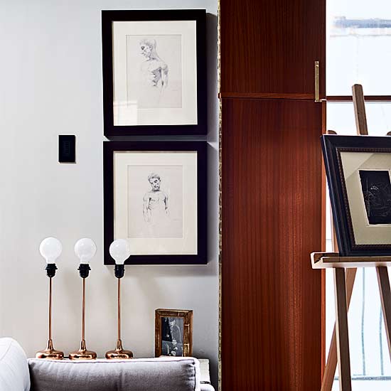 Quiet corner | Take a look inside a dark, dramatic apartment | Real life homes | PHOTO GALLERY | Livingetc