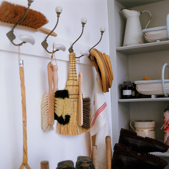 Classic utility room with large coat hooks | Storage | Housetohome | Decorating ideas | PHOTOGALLERY