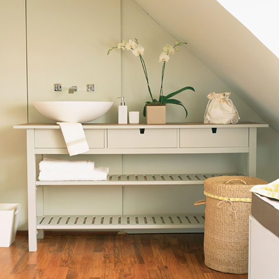 Classic utility room with storage unit and neutral paint | Storage | Home | Decorating ideas | PHOTOGALLERY | housetohome | basin