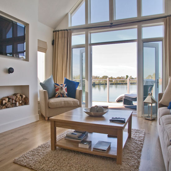 Spacious coastal-style living room | Coastal living room ideas ...