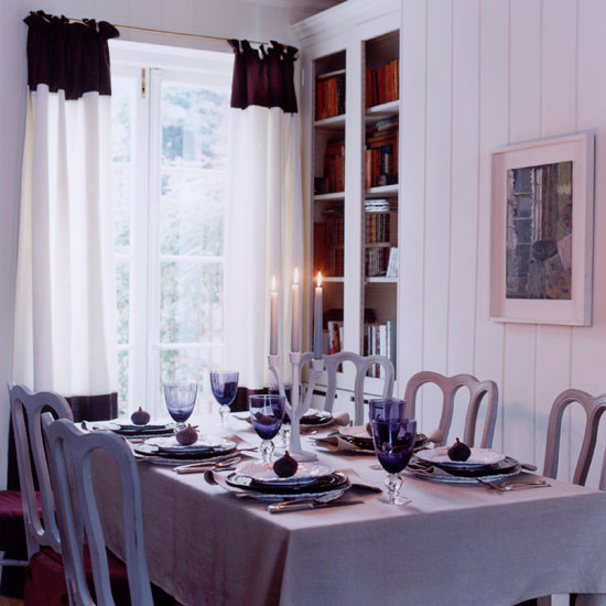 Classic white dining room with antique furniture | Tableware | Housetohome | Decorating ideas | PHOTOGALLERY
