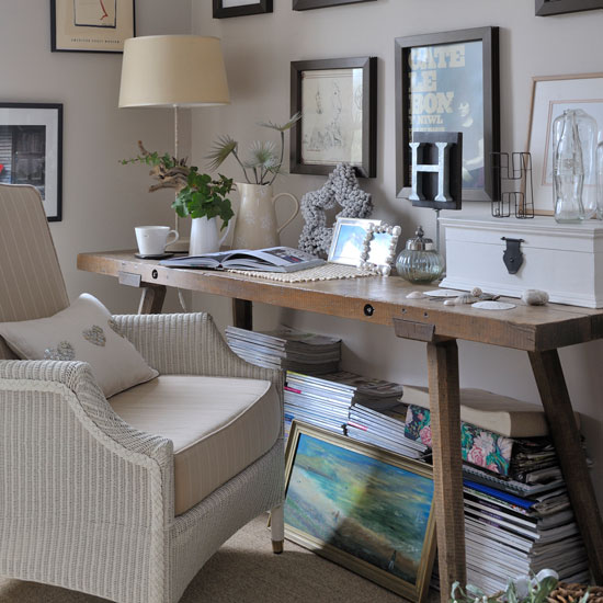 Home office Home office | Victorian town house | makeover | family home | interiors | modern vintage | modern vintage style | PHOTO GALLERY | Ideal Home