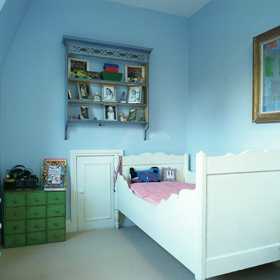 Elegant scheme with wall-mounted storage | Children's bedrooms | boys' bedrooms| Bedroom | Bedroom Furniture | PHOTO GALLERY | 25 Beautiful Homes | Housetohome