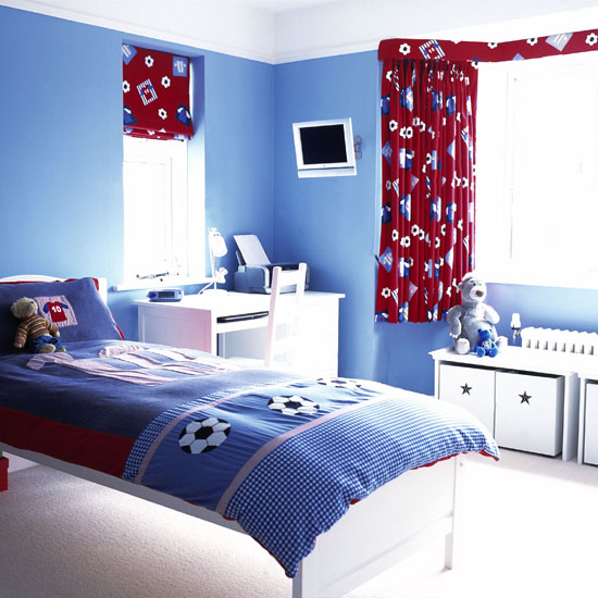Football-themed bedroom | Children's bedrooms | boys' bedrooms | Bedroom | Bedroom Furniture | PHOTO GALLERY | 25 Beautiful Homes | Housetohome