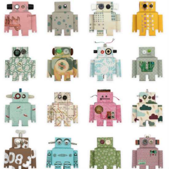 Robots wallpaper from Studio Ditte | Children's bedroom wallpapers - 10 of the best | Children's room ideas | PHOTO GALLERY | Housetohome.co.uk
