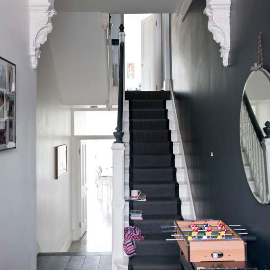 Dark hallway | Hallways | Modern designs | Decorating ideas | PHOTO GALLERY | Housetohome.co.uk