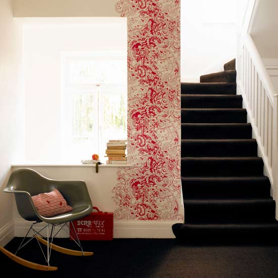 Stencilled hallway | Hallways | Modern designs | Decorating ideas | PHOTO GALLERY | Housetohome.co.uk