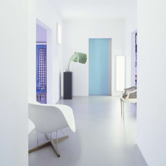 All-white hallway | Hallways | Modern designs | Decorating ideas | PHOTO GALLERY | Housetohome.co.uk