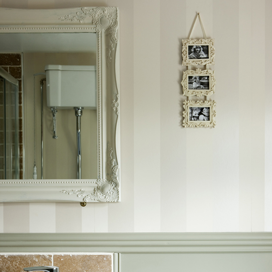 Customised French-style mirror Customised French-style mirror | Bathroom | period-style | modern country | bathroom makeover | ideal home