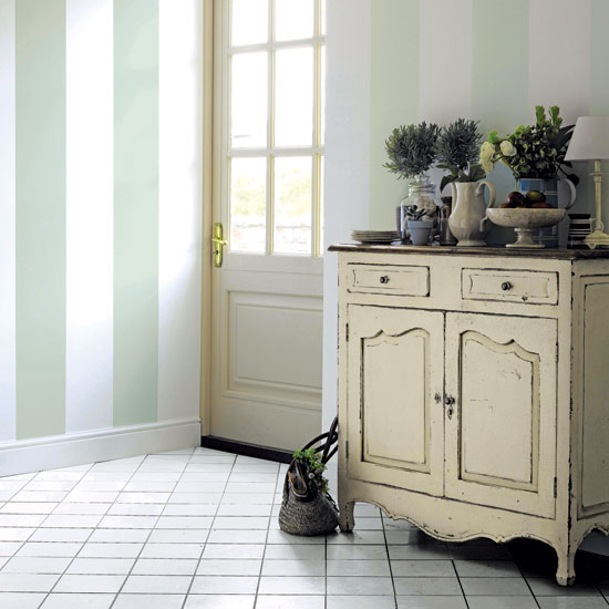 Striped hallway | Paint | Country | Country Homes & Interiors