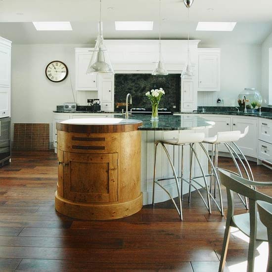 Mixed materials | Kitchen islands - 10 ideas | Kitchen planning | Beautiful Kitchens | PHOTO GALLERY