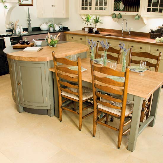 Dining island | Kitchen islands - 10 ideas | Kitchen planning | Beautiful Kitchens | PHOTO GALLERY