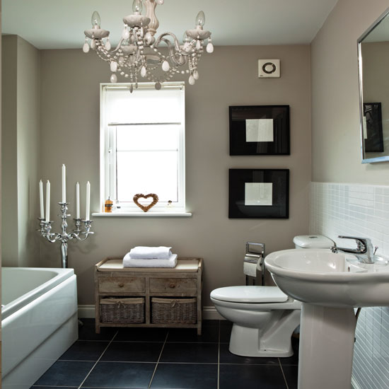 Main bathroom | Step inside this daring new-build town house | House Tour | Style At Home | PHOTO GALLERY | Housetohome.co.uk