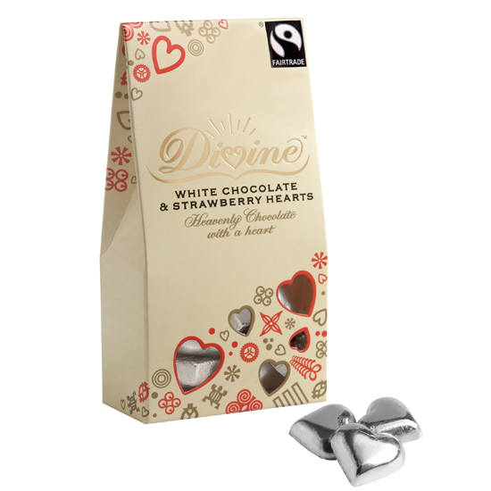 White Chocolate and Strawberry Hearts from Divine | Valentine's Day gifts for her | Valentine's Day gifts | PHOTO GALLERY | Housetohome.co.uk