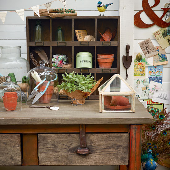 Garden-inspired utility room 