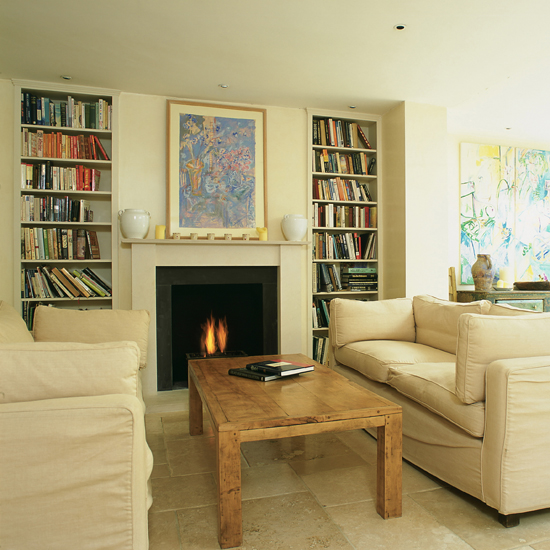 Recessed alcove shelving | Living room storage ideas | Living room | Storage | PHOTO GALLERY | 25 Beautiful Homes | Housetohome
