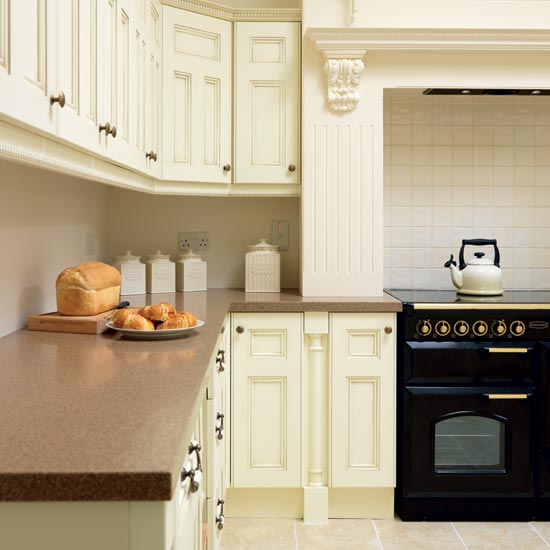 Chimney breast | Take a tour around a cream-painted kitchen