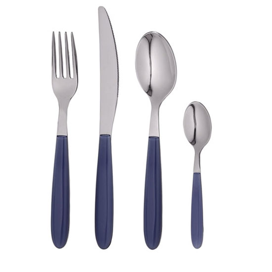 John Lewis Vero navy cutlery set | Tableware | Stainless Steel | Product Idea | Housetohome | PHOTOGALLERY