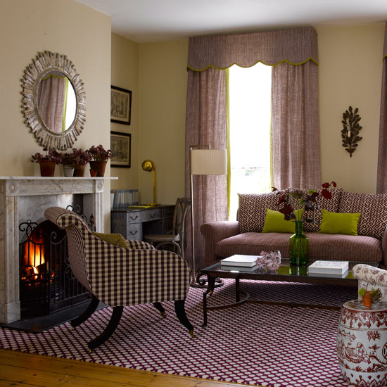Desk area in alcove within classic sitting room | Storage | Study | Fireplace | Decorating Ideas | Housetohome | PHOTOGALLERY
