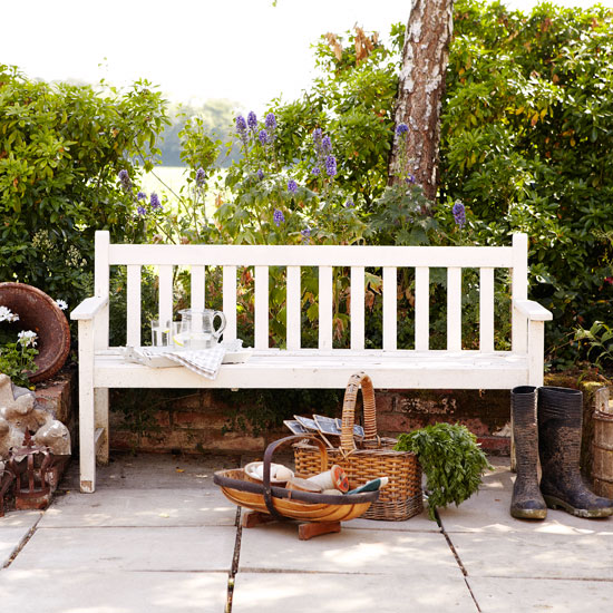 Garden bench | country | House tour | Country Homes & Interiors