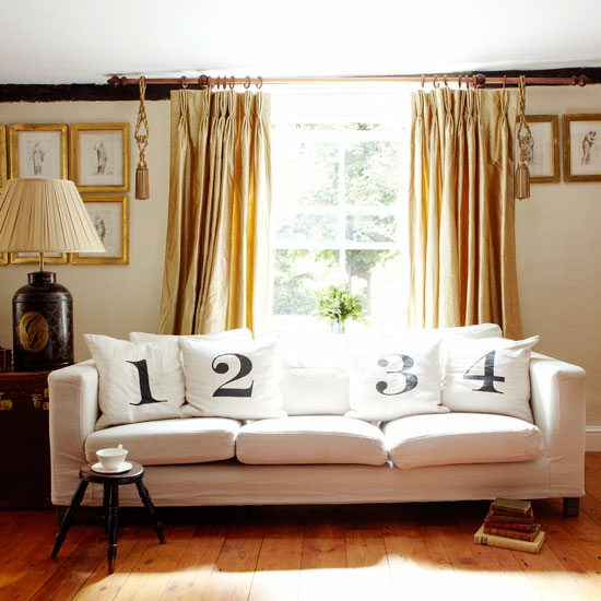 Living room sofa | country | House tour | Country Homes & Interiors
