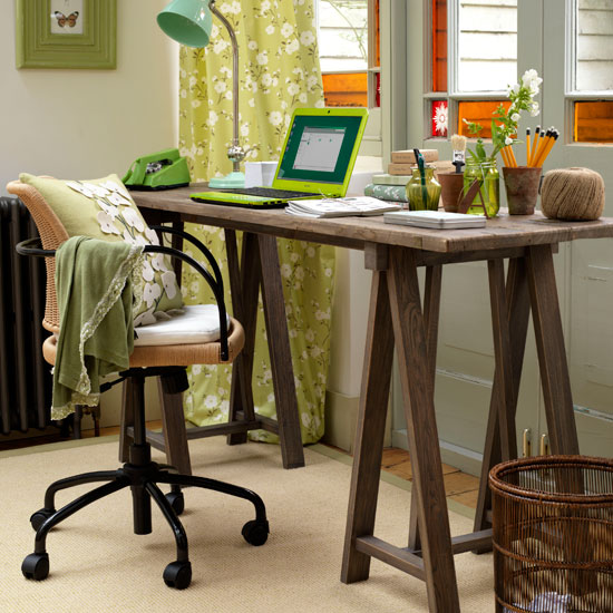 Try a trestle table Try a trestle table | home office | country | Country Homes & Interiors