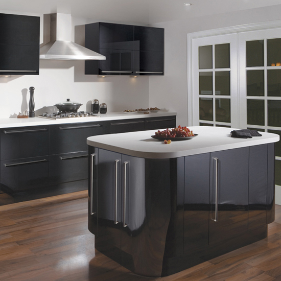 Glossy black kitchen from Tesco | Budget Kitchens - 10 of the best | Kitchen | PHOTO GALLERY | Housetohome