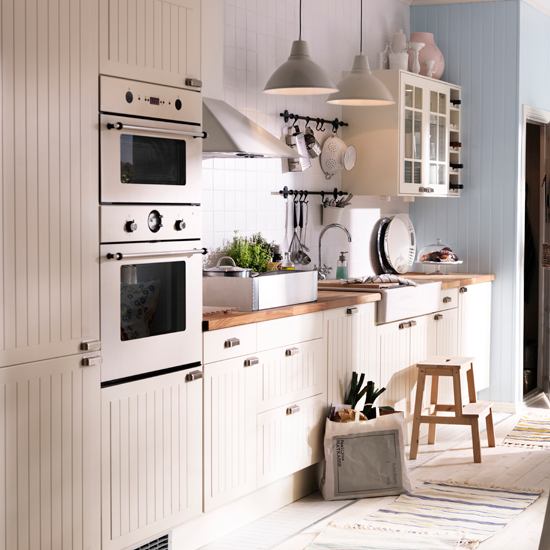 This pretty country-style kitchen from Ikea looks deceptively expensive