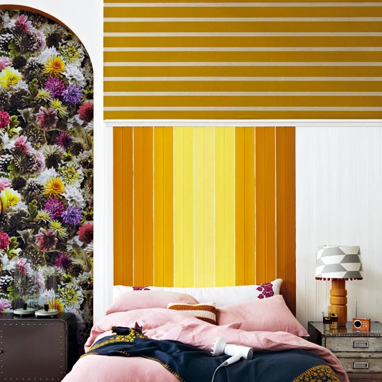 Stripes and florals Stripes and florals | Wallpaper and paint ideas | Decorating ideas | Livingetc | PHOTO GALLERY