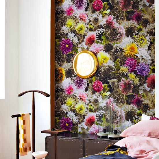 Bold florals Bold florals | Wallpaper and paint ideas | Decorating ideas | Livingetc | PHOTO GALLERY