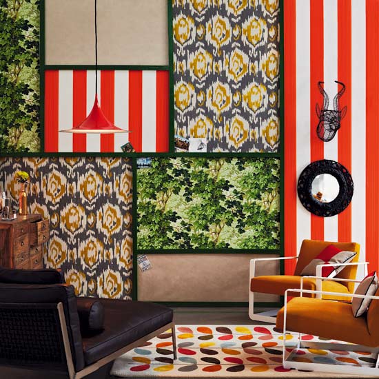 Decorating with squares | Wallpaper ideas | PHOTO GALLERY | Livingetc | Housetohome.co.uk