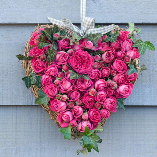 Pink rose heart from Figa & Co | Valentine's Day gifts 2012 | Valentine's Day | Housetohome