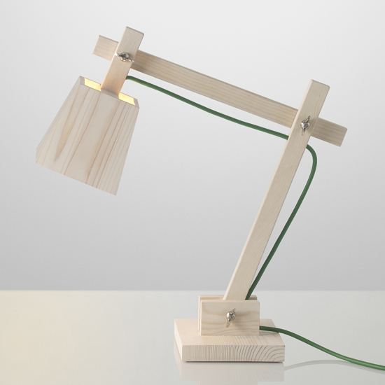 Wood lamp by The Lollipop Shoppe Wood lamp by The Lollipop Shoppe | Desk lamps | Home office furniture | Home office | PHOTO GALLERY | 25 Beautiful Homes | Housetohome
