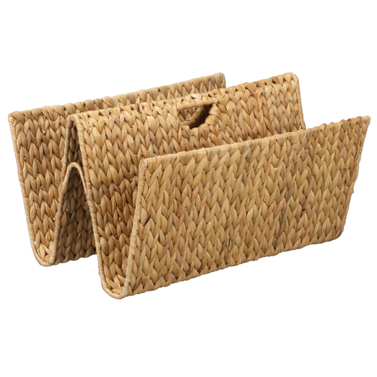 Water hyacinth magazine rack from John Lewis | Magazine racks | Living room furniture | Storage | Living room | PHOTO GALLERY | 25 Beautiful Homes | Housetohome