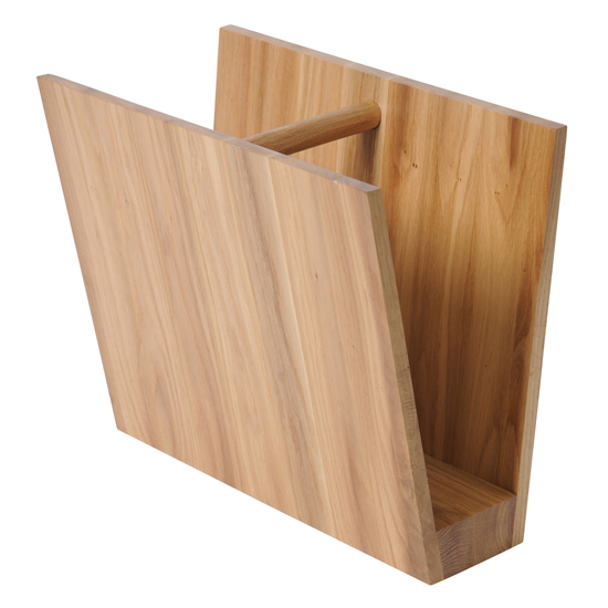 Solid oak magazine rack from Heals | Magazine racks | Living room furniture | Storage | Living room | PHOTO GALLERY | 25 Beautiful Homes | Housetohome