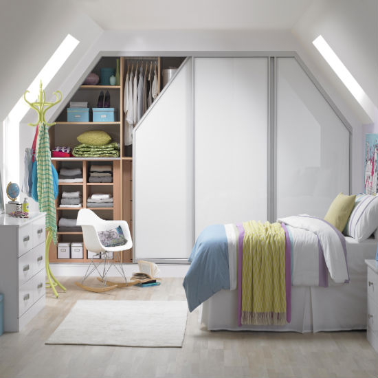 Angled sliding wardrobes from Betta Living Angled sliding wardrobes from Betta Living | 10 Best - Fitted Wardrobes | bedroom furniture | PRODUCT GALLERY | Ideal Home | Housetohome
