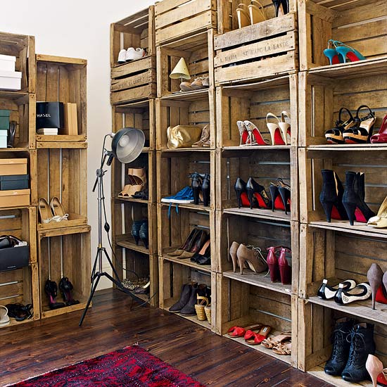 Shoe storage | Take a tour around a London home filled with antique treasures | House tour | Livingetc | PHOTO GALLERY