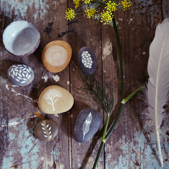 Add landscape-inspired accessories Collection of hand painted pebbles | Design ideas | Housetohome | PHOTOGALLERY