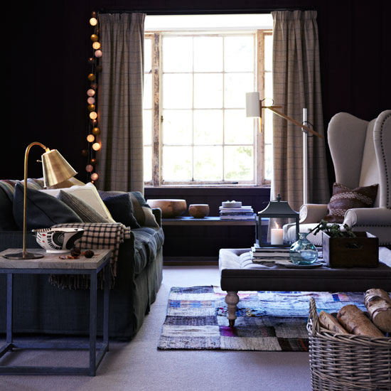 Choose soft colours Cosy country living room with statement furniture | Design ideas | Housetohome | PHOTOGALLERY