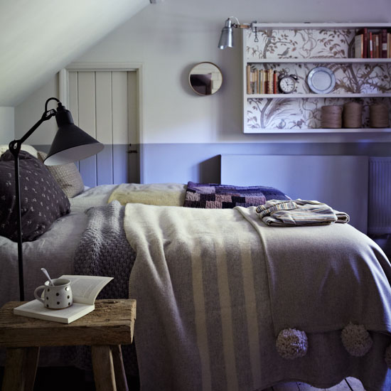 Mix and match knits Softly coloured bedroom with mismatched layered bedding | Design ideas | Housetohome | PHOTOGALLERY