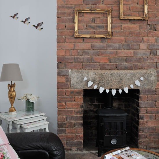 Wood-burning stove in vintage-style home | easy decorating ideas | design ideas small homes | PHOTO GALLERY | Style at Home | Housetohome