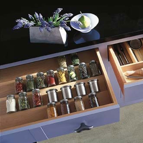 Store spices | kitchen storage | country | Country Homes & Interiors